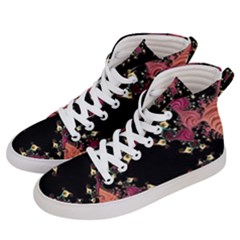 Fractals Men s Hi-top Skate Sneakers