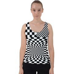 Checkerboard Again 6 Velvet Tank Top by impacteesstreetwearseven