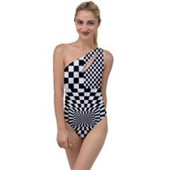 Checkerboard Again 6 To One Side Swimsuit by impacteesstreetwearseven