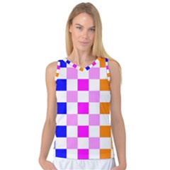 Checkerboard Again 9 Checkerboard Again 9 Women s Basketball Tank Top by impacteesstreetwearseven