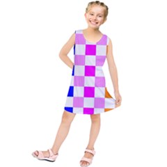 Checkerboard Again 9 Checkerboard Again 9 Kids  Tunic Dress