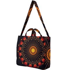 Ornaments Filigree Bright Square Shoulder Tote Bag by Pakrebo