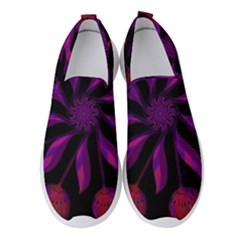 Background Purple Black Red Women s Slip On Sneakers by Pakrebo