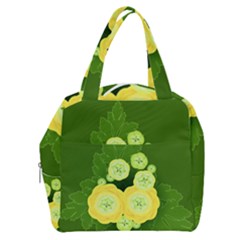 Buttercup Ranunculus Globe Flower Boxy Hand Bag by Pakrebo