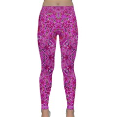 Flowering And Blooming To Bring Happiness Classic Yoga Leggings by pepitasart