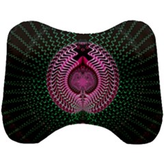 Fractal Traditional Fractal Hypnotic Head Support Cushion by Pakrebo