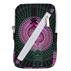 Fractal Traditional Fractal Hypnotic Belt Pouch Bag (small) by Pakrebo