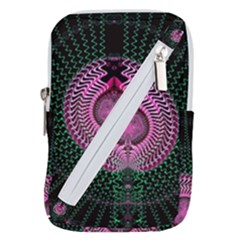 Fractal Traditional Fractal Hypnotic Belt Pouch Bag (large)