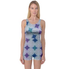 Checkerboard Again 5 One Piece Boyleg Swimsuit by impacteesstreetwearseven