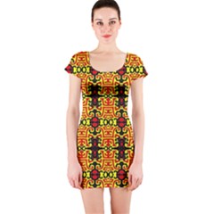 Hsc3 6 Short Sleeve Bodycon Dress