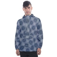 Checkerboard Again 4 Men s Front Pocket Pullover Windbreaker