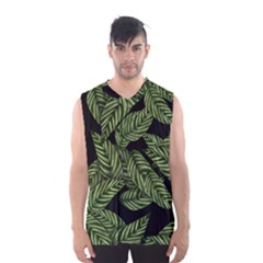 Leaves Pattern Tropical Green Men s Sportswear