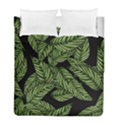 Leaves Pattern Tropical Green Duvet Cover Double Side (Full/ Double Size) View1