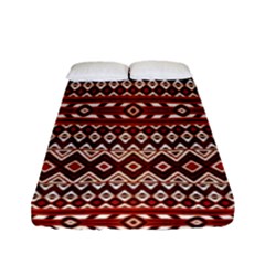 Navajo 2 Fitted Sheet (full/ Double Size) by ArtworkByPatrick