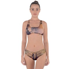 Night Moth Criss Cross Bikini Set