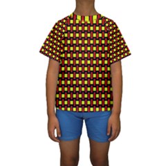 Rby 7 1 Kids  Short Sleeve Swimwear by ArtworkByPatrick