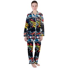 Image 1 Satin Long Sleeve Pyjamas Set by TajahOlsonDesigns