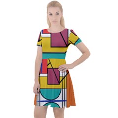 Design 10 Cap Sleeve Velour Dress  by TajahOlsonDesigns