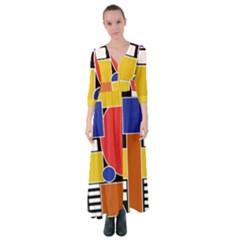 Tajah Olson Designs Button Up Maxi Dress by TajahOlsonDesigns