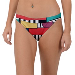 Tajah Olson Designs  Band Bikini Bottom by TajahOlsonDesigns