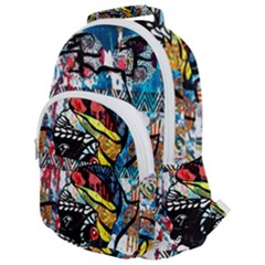 Tajah Olson Designs  Rounded Multi Pocket Backpack by TajahOlsonDesigns