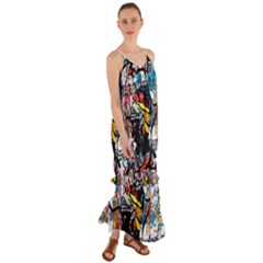 Tajah Olson Designs  Cami Maxi Ruffle Chiffon Dress by TajahOlsonDesigns