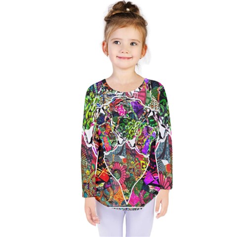 Design 2 Kids  Long Sleeve Tee by TajahOlsonDesigns