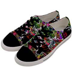 Design 2 Men s Low Top Canvas Sneakers by TajahOlsonDesigns