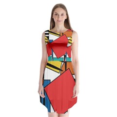 Design 9 Sleeveless Chiffon Dress  