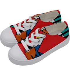 Design 9 Kids  Low Top Canvas Sneakers by TajahOlsonDesigns