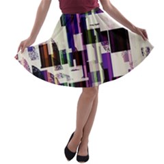 Way To Communicate A-line Skater Skirt