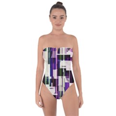 Way To Communicate Tie Back One Piece Swimsuit