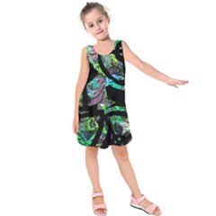 Design 11 Kids  Sleeveless Dress by TajahOlsonDesigns