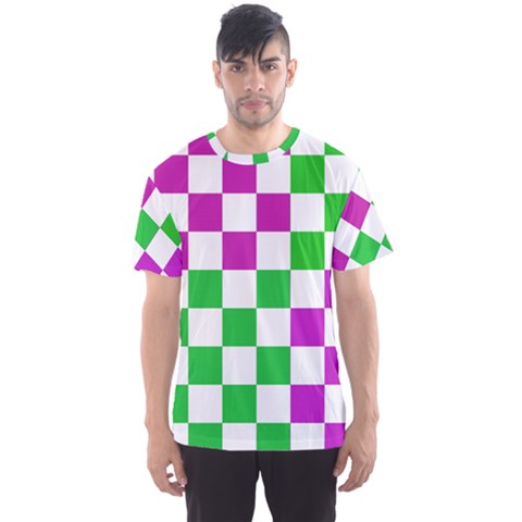 Checkerboard Again 1 Men s Sports Mesh Tee by impacteesstreetwearseven