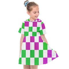 Checkerboard Again 1 Kids  Sailor Dress by impacteesstreetwearseven