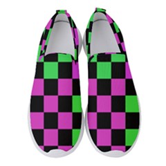 Checkerboard Again 1a Women s Slip On Sneakers by impacteesstreetwearseven