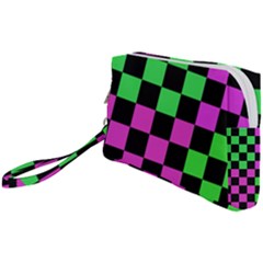 Checkerboard Again 1a Wristlet Pouch Bag (small) by impacteesstreetwearseven