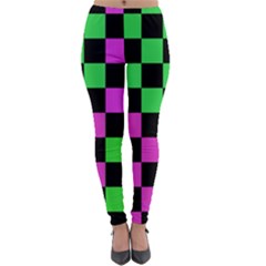 Checkerboard Again 1a Lightweight Velour Leggings by impacteesstreetwearseven