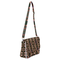 Dragons Shoulder Bag with Back Zipper