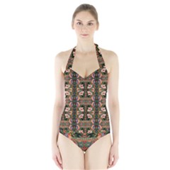 Dragons Halter Swimsuit