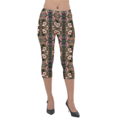 Dragons Lightweight Velour Capri Leggings 