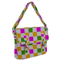 Checkerboard Again 3 Buckle Messenger Bag by impacteesstreetwearseven