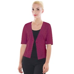 Anything You Want -red Cropped Button Cardigan