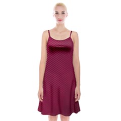 Anything You Want -red Spaghetti Strap Velvet Dress