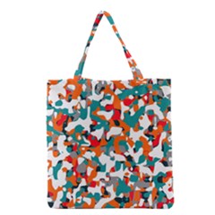 Pop Art Camouflage 1 Grocery Tote Bag by impacteesstreetweareight