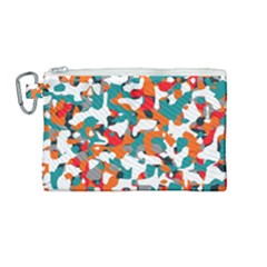 Pop Art Camouflage 1 Canvas Cosmetic Bag (medium) by impacteesstreetweareight