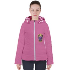 Fierce Queen Women s Hooded Puffer Jacket by 80generationsapparel