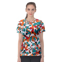 Pop Art Camouflage 1 Women s Sport Mesh Tee