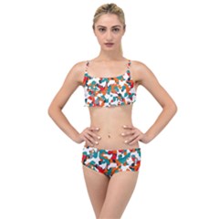 Pop Art Camouflage 1 Layered Top Bikini Set by impacteesstreetweareight