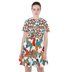 Pop Art Camouflage 1 Sailor Dress